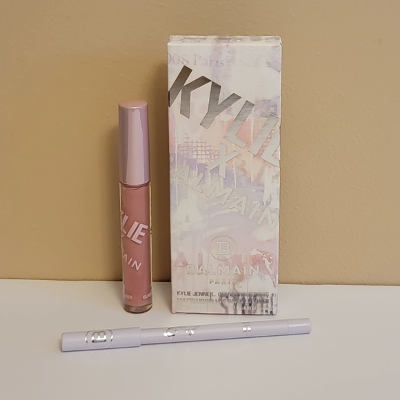 Kylie Cosmetics Other - Kylie X Balmain "Paris" Matte Liquid Lipstick & Lip Liner - NIB